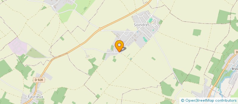 localisation de l'entreprise MONSIEUR EDWIN GIRARD  SOINDRES