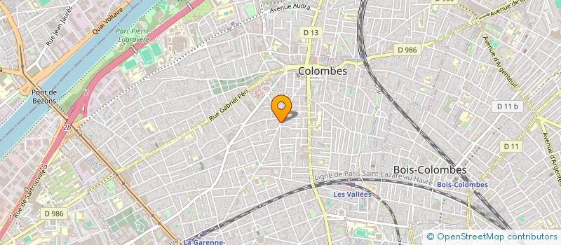 localisation de l'entreprise MONSIEUR EDWIN LEBAUDRY à COLOMBES