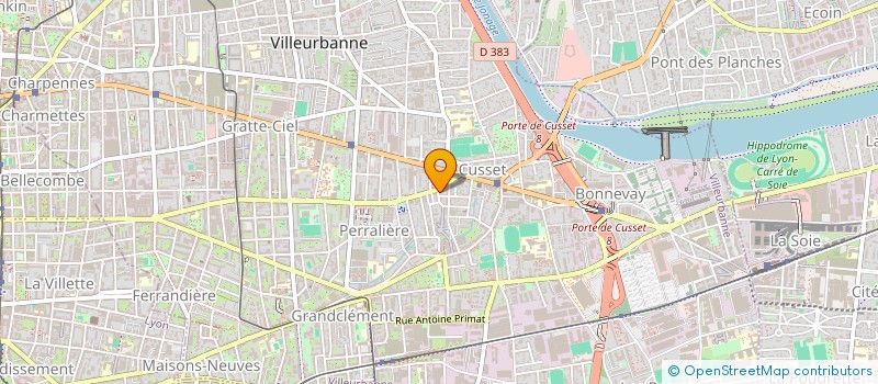 localisation de l'entreprise MONSIEUR EDWIN LECLERC  VILLEURBANNE