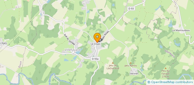 localisation de l'entreprise MONSIEUR EDWIN MARCOU  VILLEFAVARD