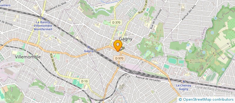 localisation de l'entreprise MONSIEUR EDWIN MEDINA SANCHEZ à GAGNY