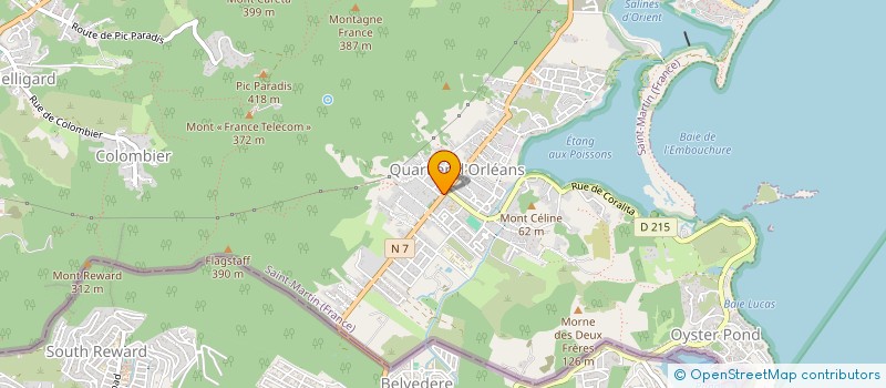 localisation de l'entreprise MONSIEUR EDWIN PAUL  SAINT MARTIN