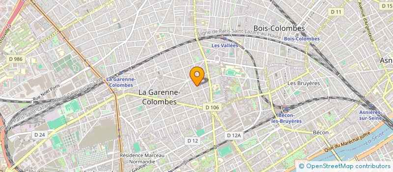 localisation de l'entreprise MONSIEUR EDWIN ROULANCE à LA GARENNE-COLOMBES