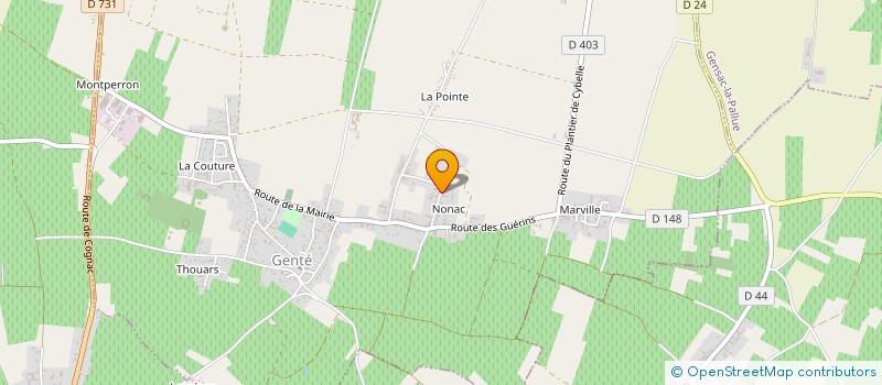 localisation de l'entreprise MONSIEUR EDWIN SIBLEY  GENTE