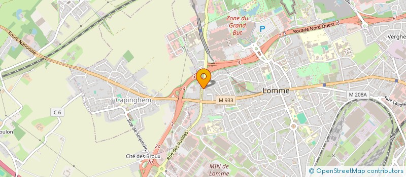 localisation de l'entreprise MONSIEUR EDWIN TCHOUMBA JACKSON  LILLE