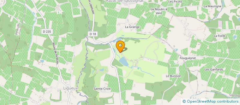 localisation de l'entreprise MONSIEUR EDWIN VAN DEN BROEK  MONESTIER