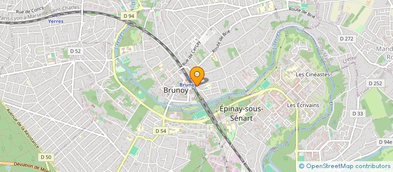 localisation de l'entreprise MONSIEUR EDWING SOULEZ  BRUNOY