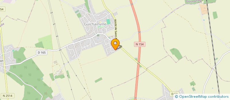 localisation de l'entreprise MONSIEUR EDWIS PAPEQUE  GUICHAINVILLE