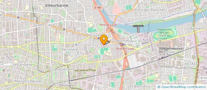 localisation de l'entreprise MONSIEUR EDYVANIO MAKUMBUNDU  VILLEURBANNE