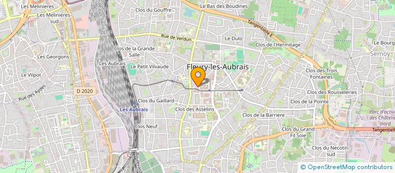localisation de l'entreprise MONSIEUR EFFLAMM GUERNION  FLEURY-LES-AUBRAIS