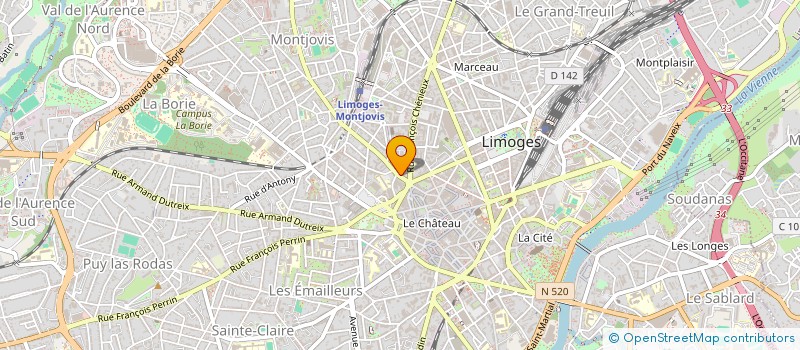 localisation de l'entreprise MONSIEUR EFFOUA KWESI à LIMOGES
