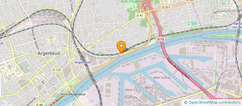 localisation de l'entreprise MONSIEUR EFIM COBASNEAN  ARGENTEUIL