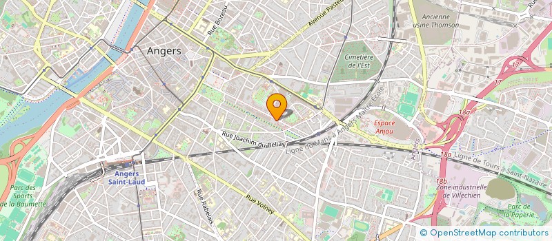 localisation de l'entreprise MONSIEUR EFOE AMOUZOU à ANGERS