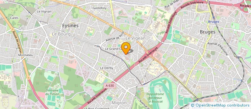 localisation de l'entreprise MONSIEUR EFOSA MICHEAL  EYSINES