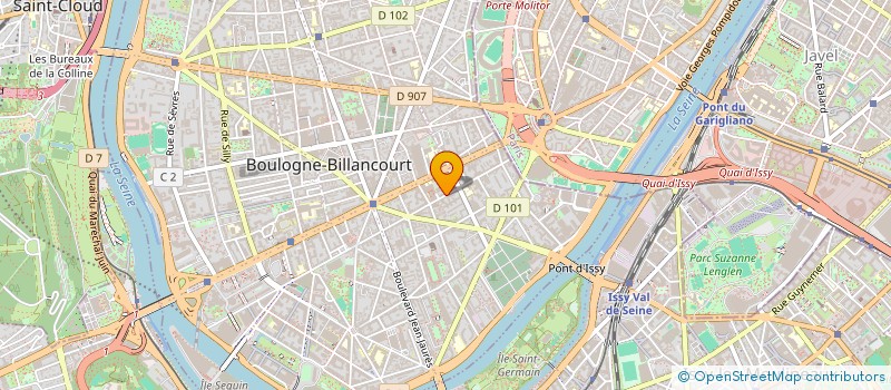 localisation de l'entreprise MONSIEUR EFRAIN GONZALEZ à BOULOGNE-BILLANCOURT