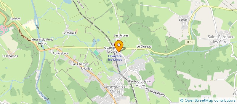 localisation de l'entreprise MONSIEUR EGAN CANIN à LAVAVEIX-LES-MINES