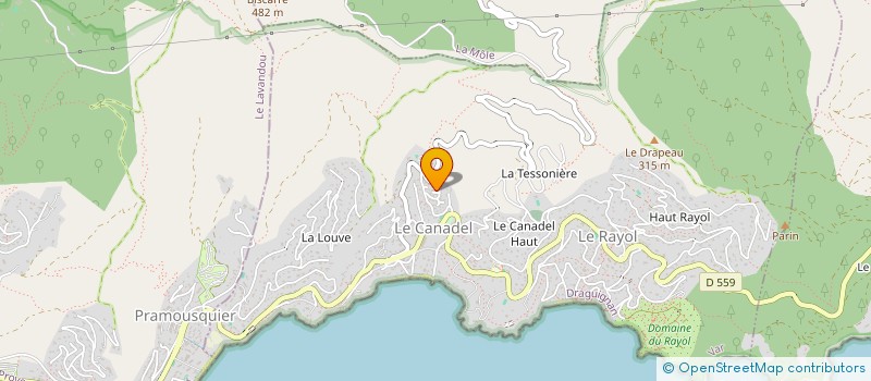 localisation de l'entreprise MONSIEUR EGARD HYMAN à RAYOL-CANADEL-SUR-MER