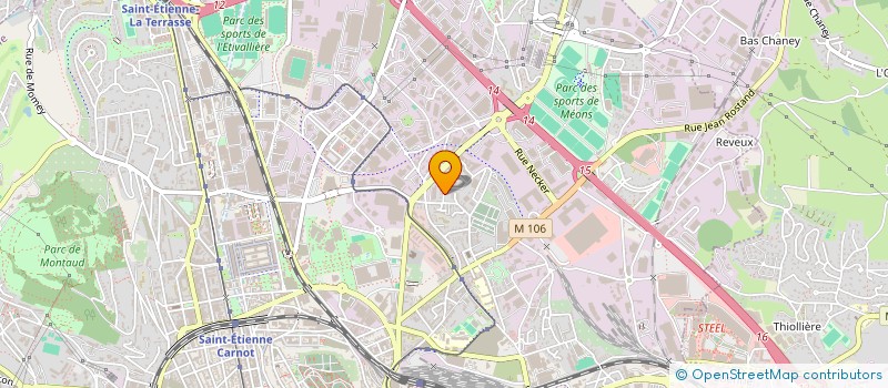 localisation de l'entreprise MONSIEUR EGIDE ISSA BOTIKALI  SAINT-ETIENNE