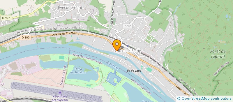 localisation de l'entreprise MONSIEUR EGIDIJUS SABULIS  VAUX-SUR-SEINE