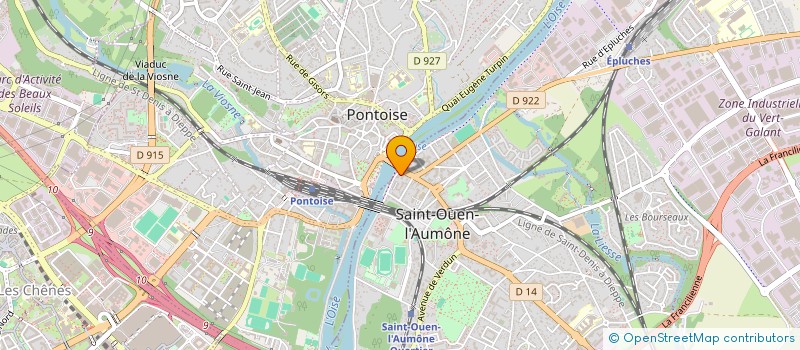 localisation de l'entreprise MONSIEUR EGLISON FERFELLI  SAINT-OUEN-L'AUMONE