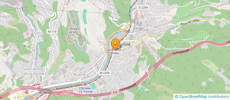 localisation de l'entreprise MONSIEUR EGNATE METREVELI à LA TRINITE