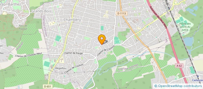 localisation de l'entreprise MONSIEUR EGON BARBARY DAUNIZEAU  VILLENAVE-D'ORNON