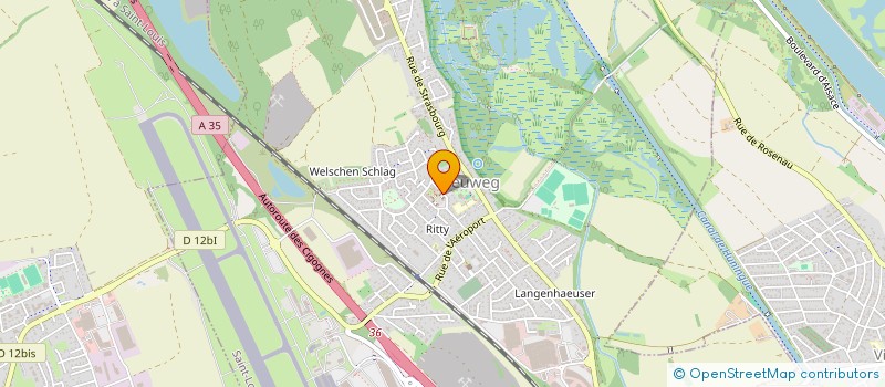 localisation de l'entreprise MONSIEUR EGON HABE  SAINT-LOUIS