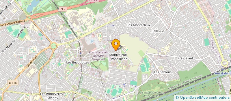 localisation de l'entreprise MONSIEUR EGZA LABADY  SEVRAN