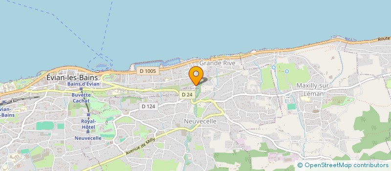 localisation de l'entreprise MONSIEUR EGZON KUKA  EVIAN-LES-BAINS