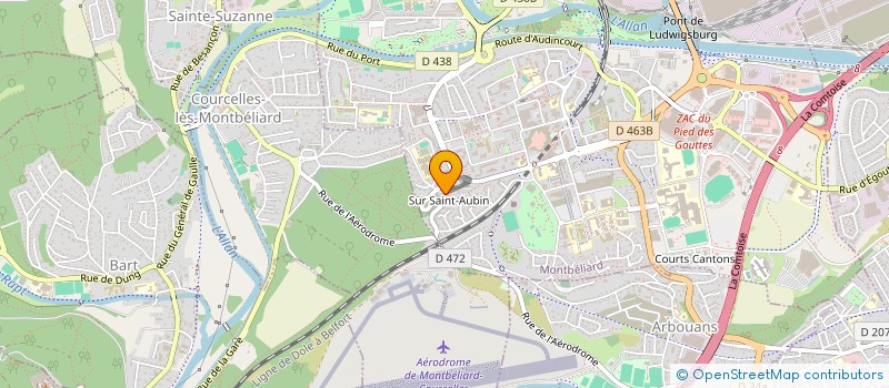 localisation de l'entreprise MONSIEUR EGZON SEJDIJA  MONTBELIARD