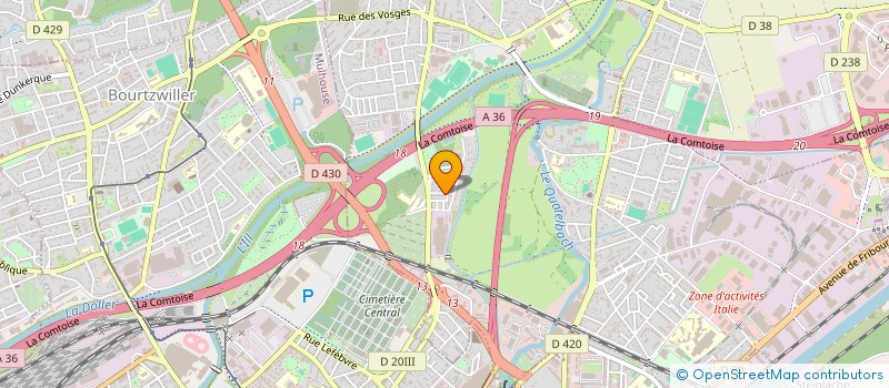 localisation de l'entreprise MONSIEUR EGZON SEJDIJAJ  ILLZACH