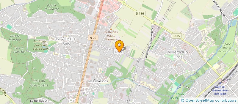 localisation de l'entreprise MONSIEUR EHOUSSOU ALLOUEKET  BALLAINVILLIERS