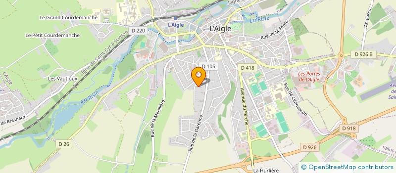 localisation de l'entreprise MONSIEUR EHSANNULAH KARIMI à L'AIGLE