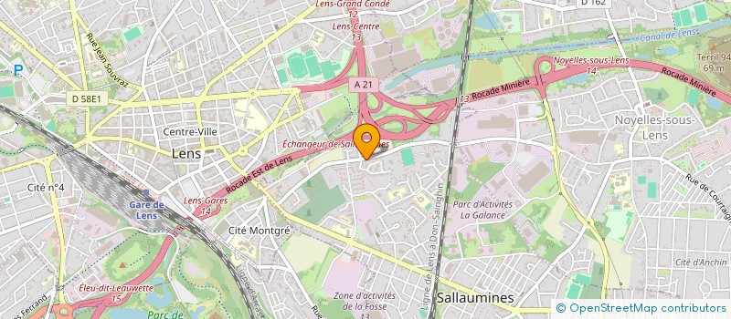 localisation de l'entreprise MONSIEUR EHSANULLAH AHMADZAI  SALLAUMINES