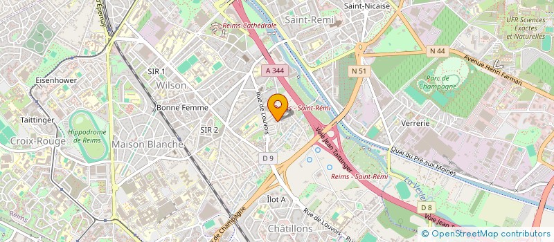 localisation de l'entreprise MONSIEUR EHSANULLAH SAFI  REIMS