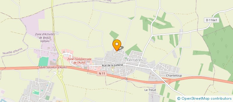 localisation de l'entreprise MONSIEUR EHUI LEONCE AKA  FERRIERES