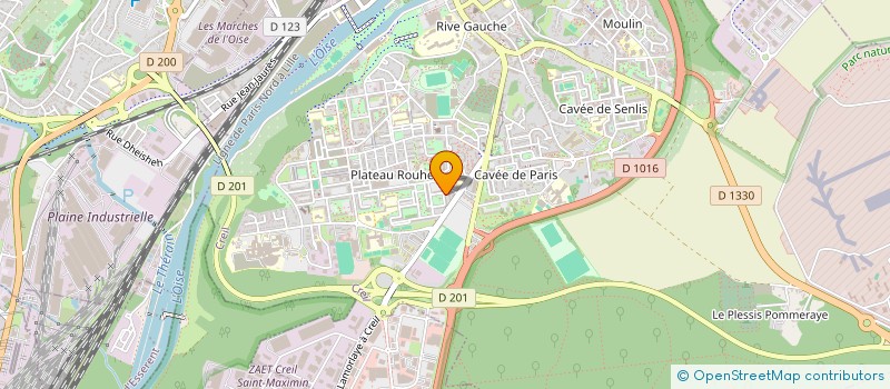 localisation de l'entreprise MONSIEUR EIDGUL AHMADZAI  CREIL