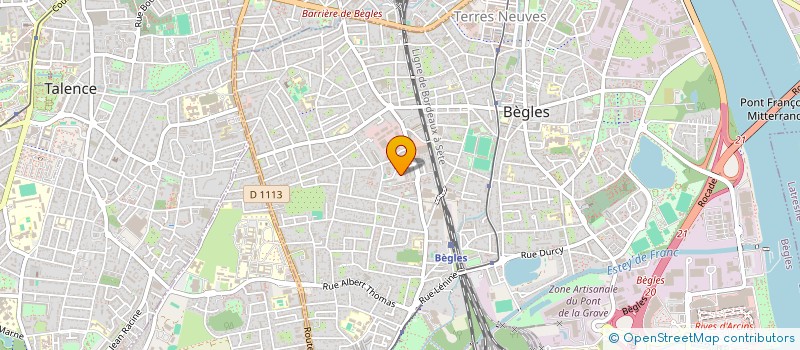 localisation de l'entreprise MONSIEUR EIDULLAH ALIKHEL à BEGLES