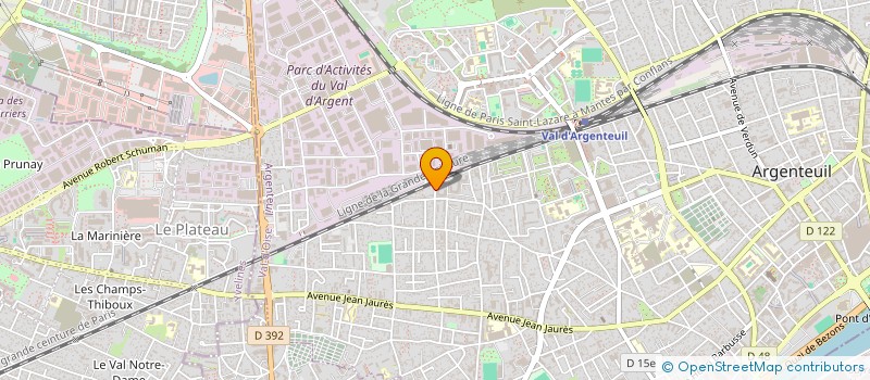 localisation de l'entreprise MONSIEUR EIMAL MUSAKHEL  ARGENTEUIL