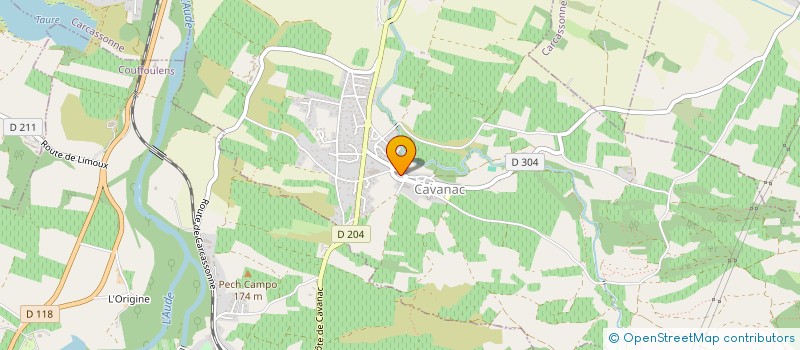 localisation de l'entreprise MONSIEUR EIMLIEN SANCHEZ  CAVANAC