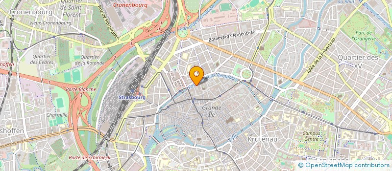 localisation de l'entreprise MONSIEUR EIRIK DENTZ à STRASBOURG