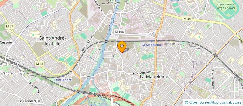 localisation de l'entreprise MONSIEUR EIRIK STEEN à LA MADELEINE
