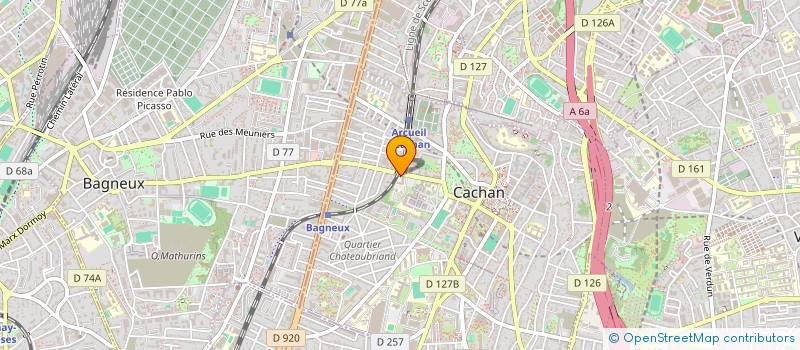 localisation de l'entreprise MONSIEUR EITEL BILLA BILLE à CACHAN