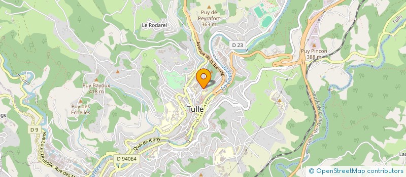 localisation de l'entreprise MONSIEUR EJAZOLHAQ TAHIRI  TULLE