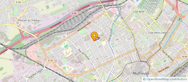 localisation de l'entreprise MONSIEUR EJUP REXHEPI  MULHOUSE