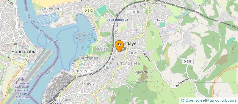 localisation de l'entreprise MONSIEUR EKAITZ AGUIRRE ELIZONDO à HENDAYE
