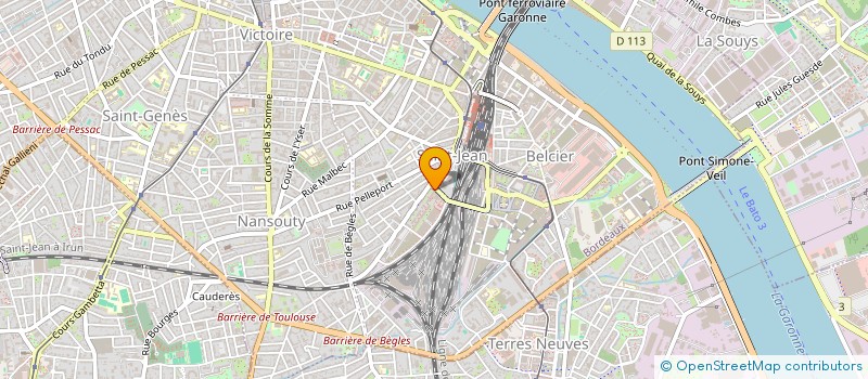 localisation de l'entreprise MONSIEUR EKENE OKAFOR  BORDEAUX