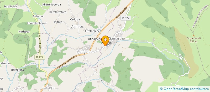 localisation de l'entreprise MONSIEUR EKI OILLARBURU à GAMARTHE