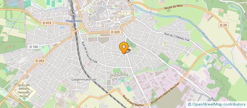 localisation de l'entreprise MONSIEUR EKIN CAKMAK  HAGUENAU