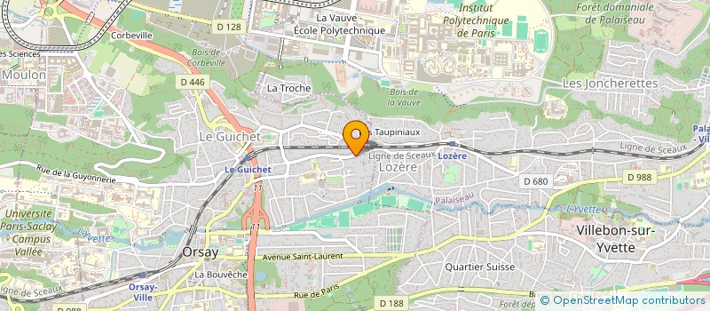 localisation de l'entreprise MONSIEUR EKLOU HATSA à ORSAY
